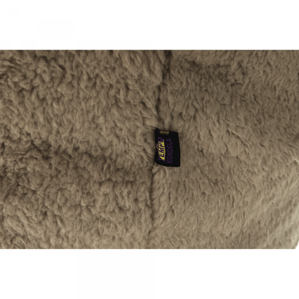 Fotoliu tip sac, material textil maro deschis, Bortis Impex [8]