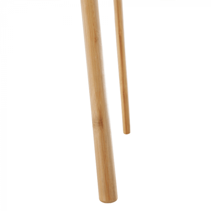 Set a două măsuţe de cafea, alb/natural, BISMAK [10]