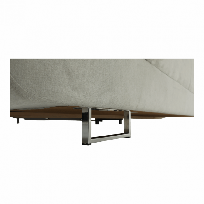Set canapea cu spaţiu de depozitare, gri deschis, material textil, dreapta, BUTON R [23]