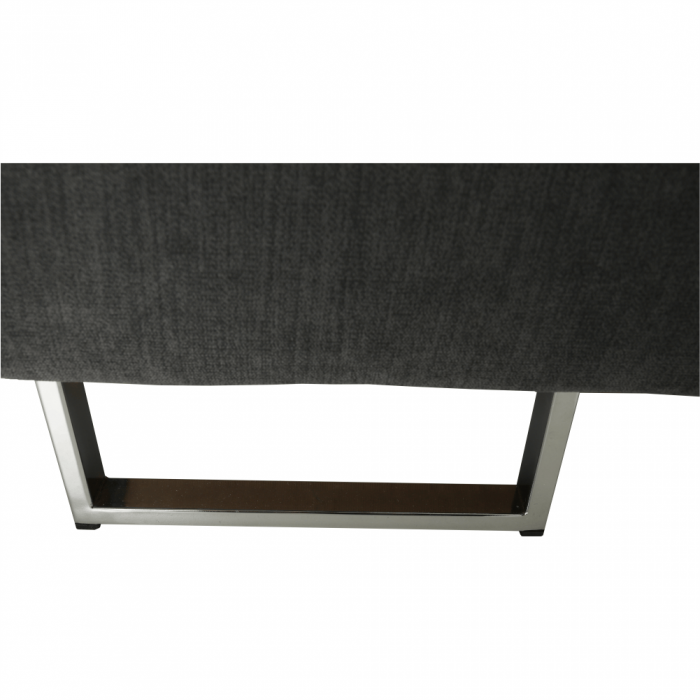 Set canapea cu spaţiu de depozitare, gri, material textil, stânga, BUTON R [16]