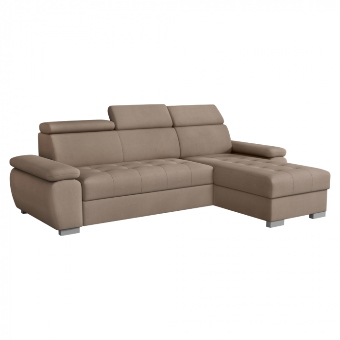 Set canapea, gri-bej Taupe, pe dreapta, SEMI ROH [1]