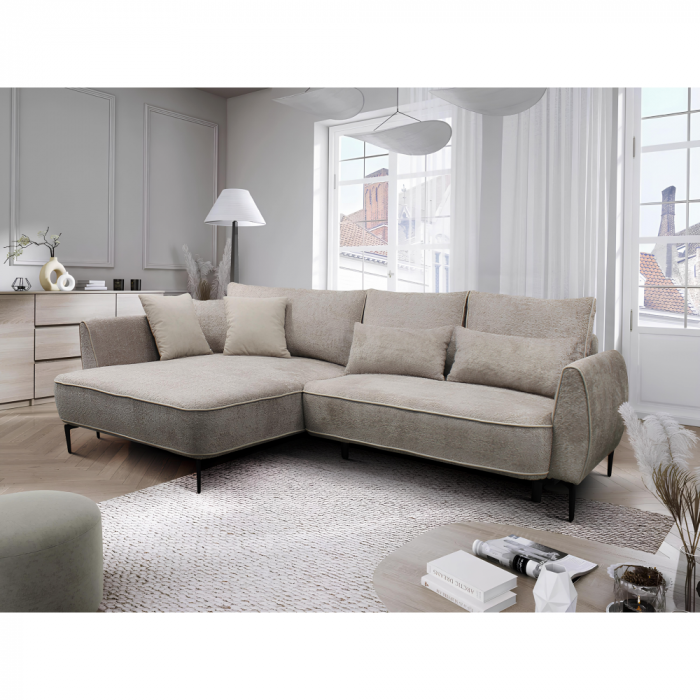 Set canapea, gri-bej Taupe, pe stânga, MURIEL ROH [3]
