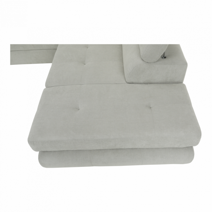 Set canapea, gri deschis, material textil, dreapta, BUTON P [8]