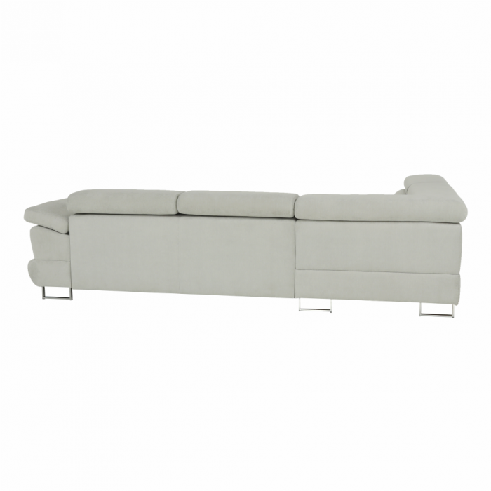Set canapea, gri deschis, material textil, stânga, BUTON P [9]
