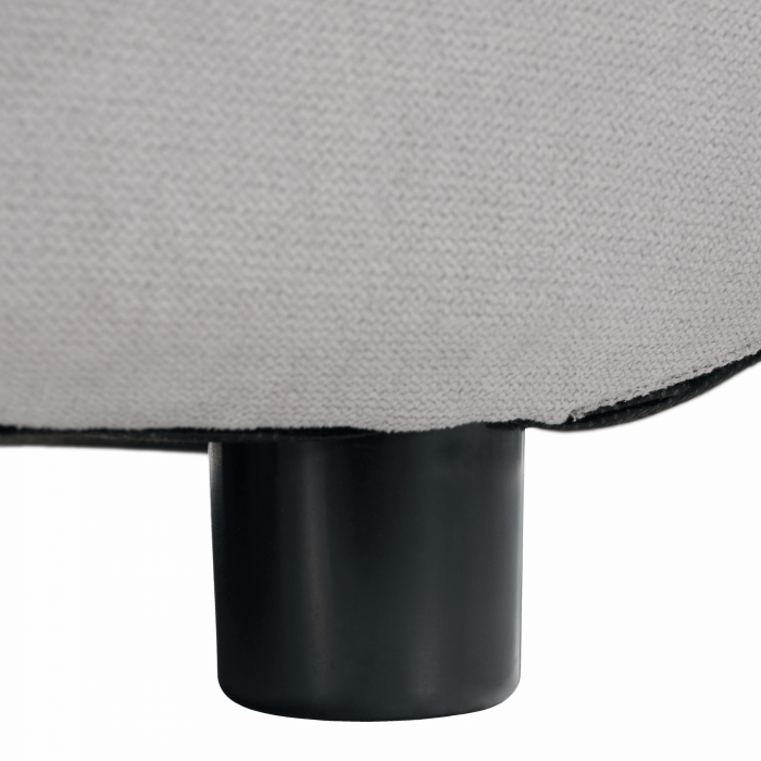 Set canapea, gri deschis / roz pudră, material textil, dreapta, BRATO [17]