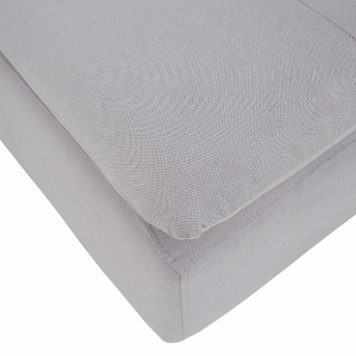 Set canapea, gri deschis / roz pudră, material textil, dreapta, BRATO [15]