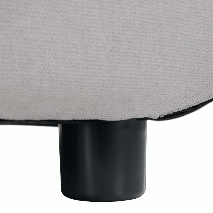 Set canapea, gri deschis / roz pudră, material textil, stânga, BRATO [29]