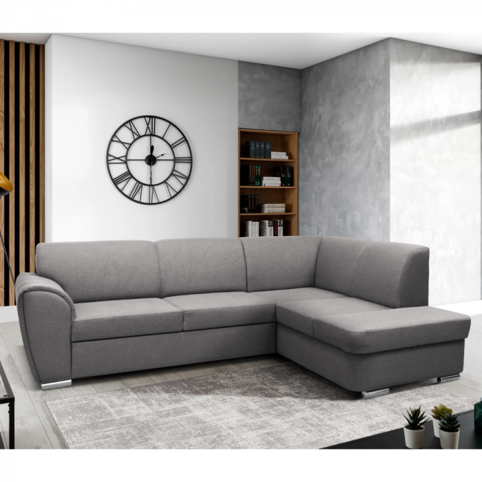 Set canapea, gri, dreapta, KENAI ROH [3]