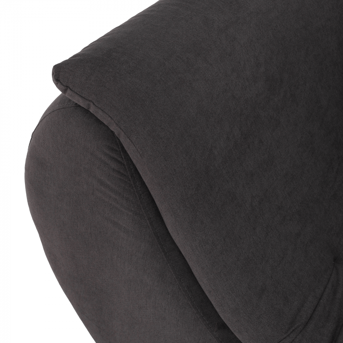 Set canapea, gri-maro / portocaliu, material textil, dreapta, BRATO [12]