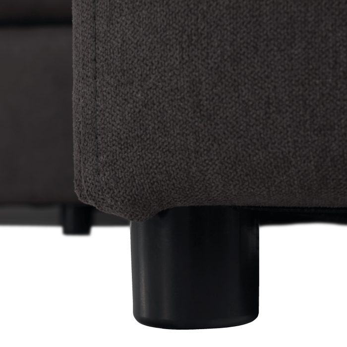 Set canapea, gri-maro / portocaliu, material textil, dreapta, BRATO [14]