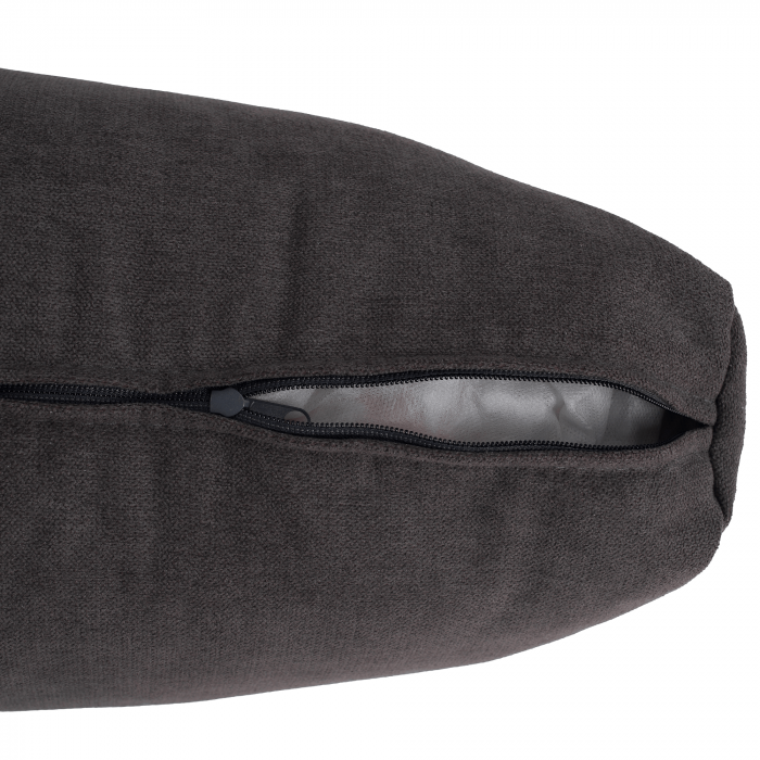 Set canapea, gri-maro / portocaliu, material textil, dreapta, BRATO [21]