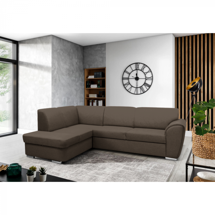 Set canapea, maro, stânga, KENAI ROH [6]