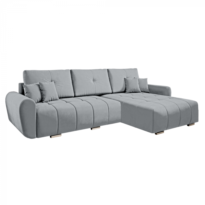 Set canapea universală, gri deschis, LONGA ROH [1]