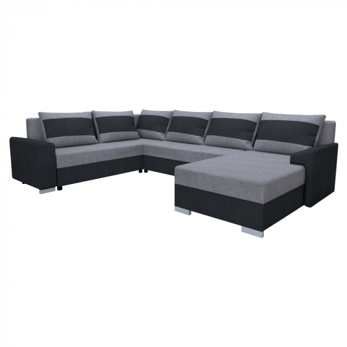 Set canapea universală, gri închis / gri, ANDRES U UNI [1]