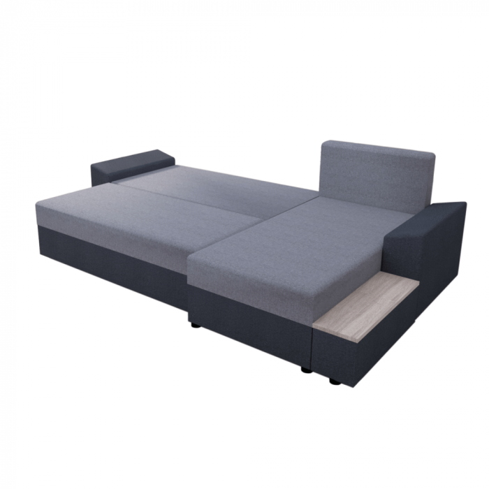 Set canapea universală, gri închis/gri, FERGUS ROH [2]