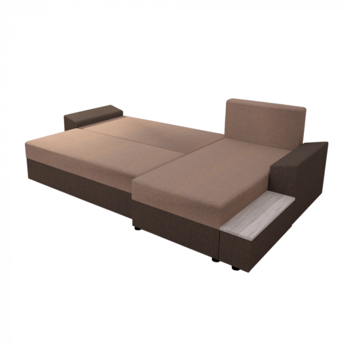 Set canapea universală, maro/maro deschis, FERGUS ROH [4]