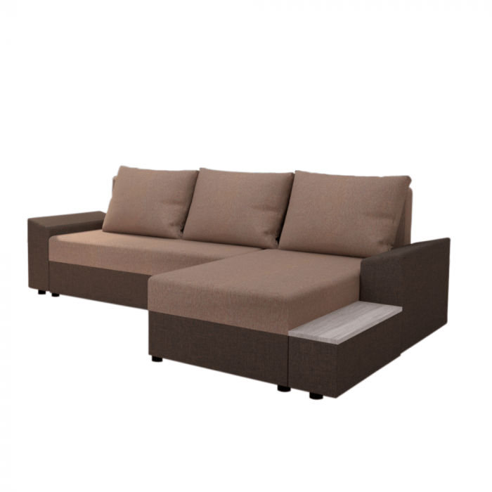 Set canapea universală, maro/maro deschis, FERGUS ROH [1]