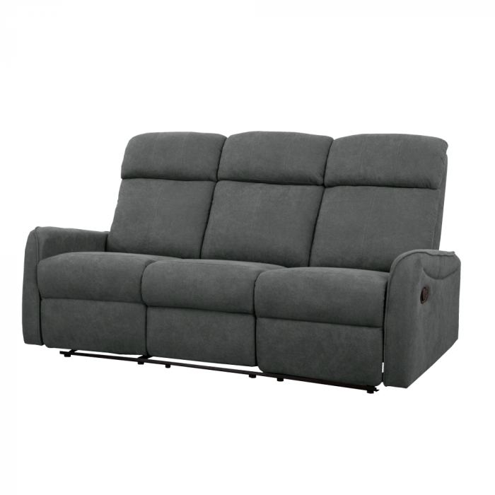 Set canapele 3+2+1, stofă gri închis, FASAN [5]