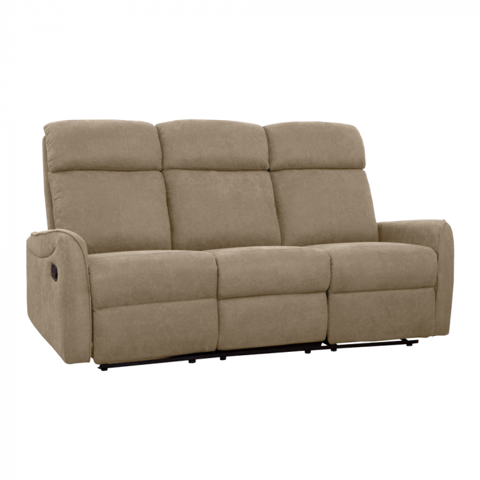 Set canapele 3+2+1, ţesătură gri-maroniu Taupe, FASAN [22]