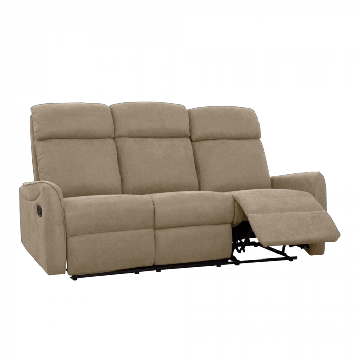 Set canapele 3+2+1, ţesătură gri-maroniu Taupe, FASAN [24]
