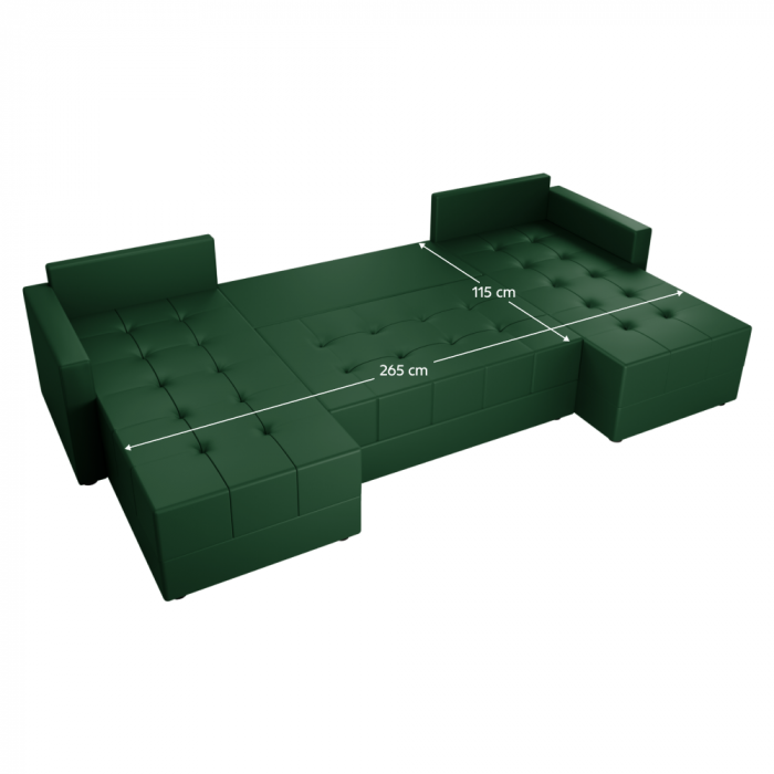 Set de canapea universal, verde, DUAN U UNI [4]