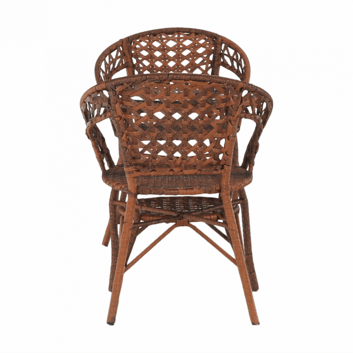 Set de grădină din rattan  1 + 2, maro, JARUB [20]