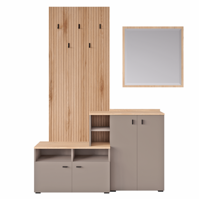 Set de hol, toffee/natural canella strata/cremona torro stejar, EBRAO [4]