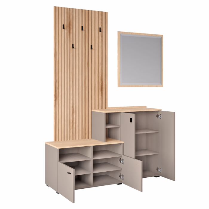 Set de hol, toffee/natural canella strata/cremona torro stejar, EBRAO [3]