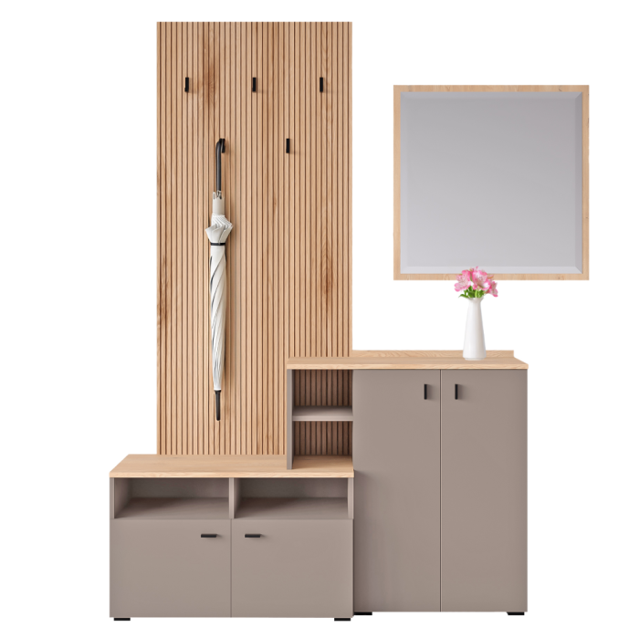 Set de hol, toffee/natural canella strata/cremona torro stejar, EBRAO [6]