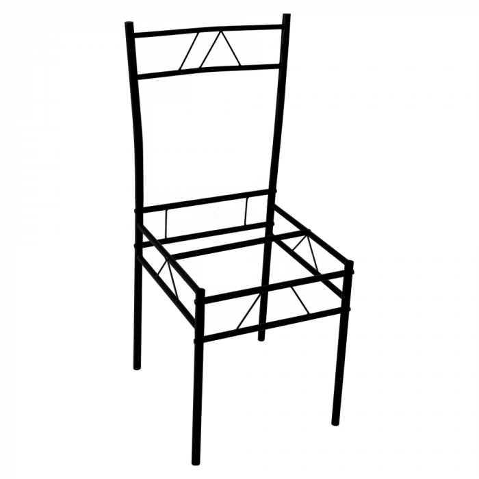 Set de sufragerie 1+4, stejar deschis/negru, PAON [3]