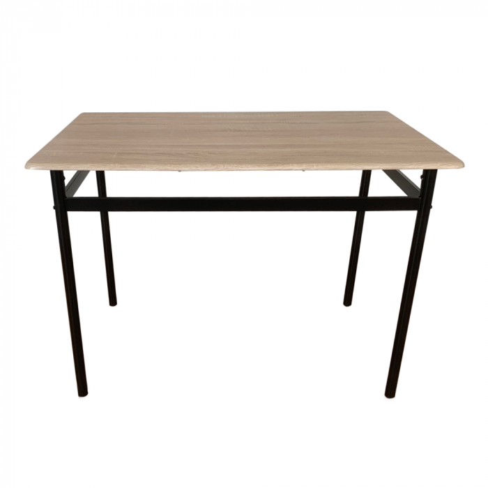 Set de sufragerie 1+4, stejar Sonoma / negru / maro, NAREN [4]