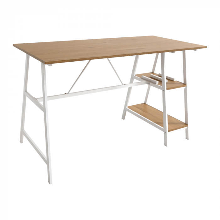 Set dining 1+2, stejar / alb, ZAFAR [4]