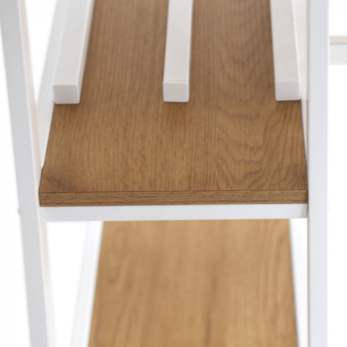 Set dining 1+2, stejar / alb, ZAFAR [7]