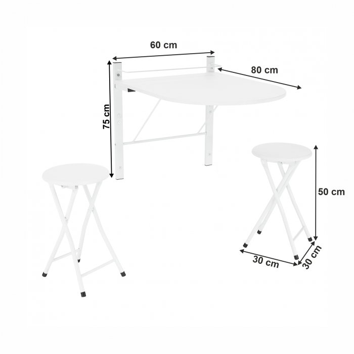 Set dining set 1+2, alb, AMADEO [6]