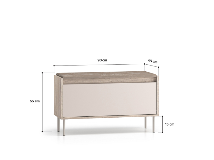 Mobilier Hol Casmir cu 8 Agățători și Pantofar | BORTIS [2]