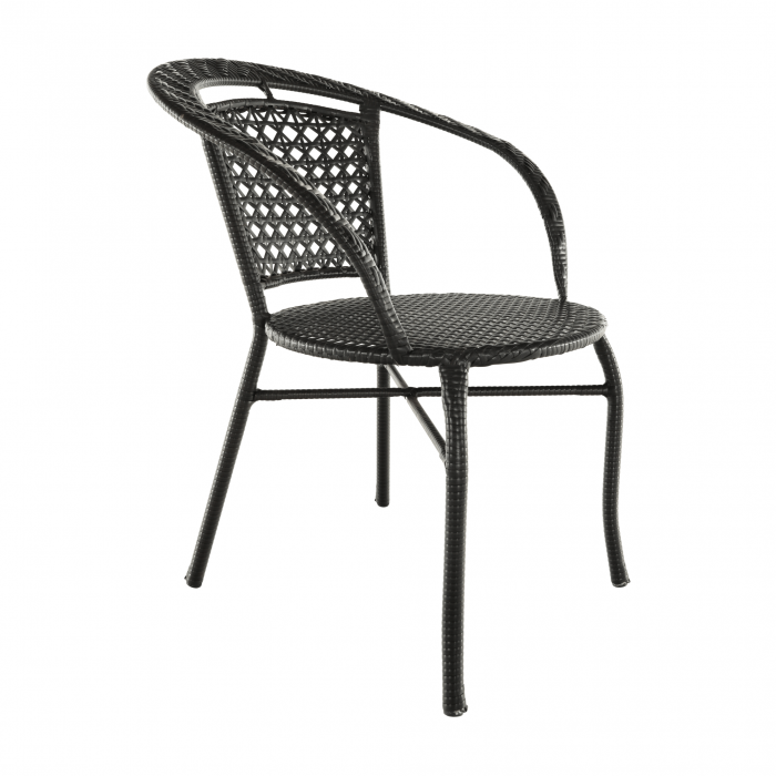 Set ratan de grădină 1+2, maro, LASAN [15]