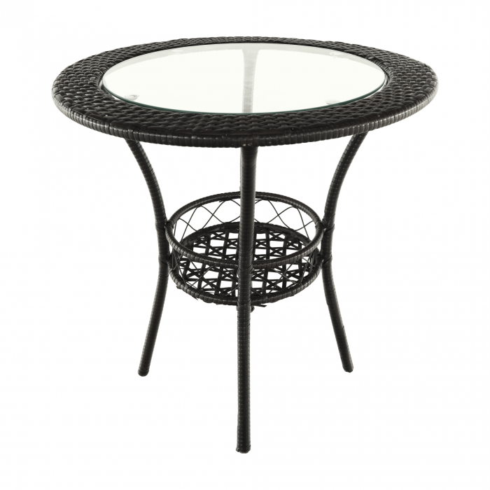 Set ratan de grădină 1+2, maro, LASAN [14]