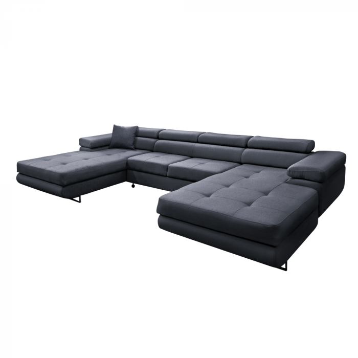 Set universal canapea, culoare gri, AMARETA U [5]