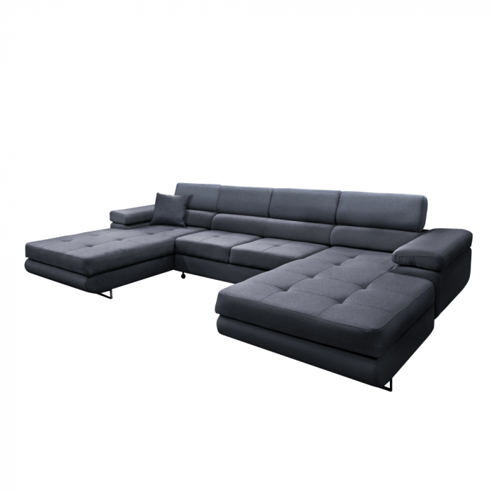 Set universal canapea, culoare gri, AMARETA U [1]