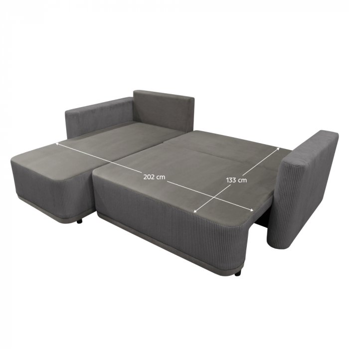 Set universal canapea, gri, SENTY ROH [3]