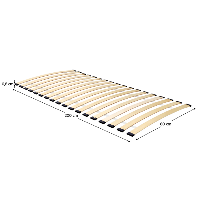 Somieră roluibilă, 80x200 cm, BREZO [4]