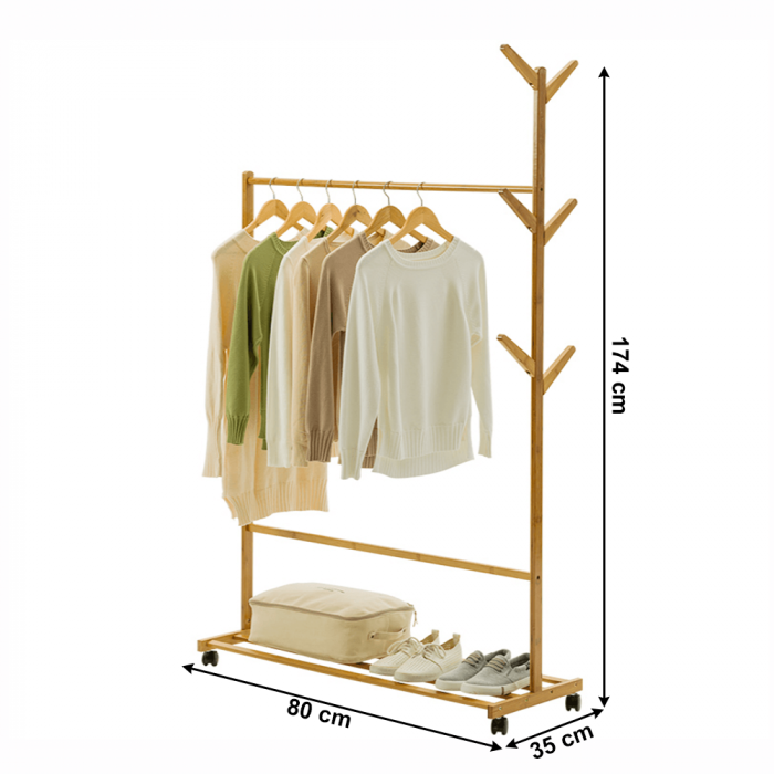 Stander haine, bambus, lăţime 60 cm, VIKIR TYP 2 [8]