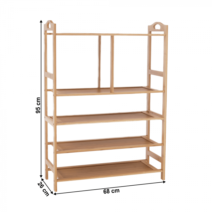 Suport pentru pantofi, bambus natural, AVIRO [9]