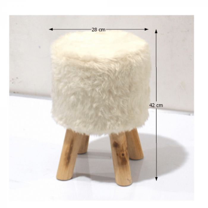 Taburet, alb/pin, ALPIA [3]