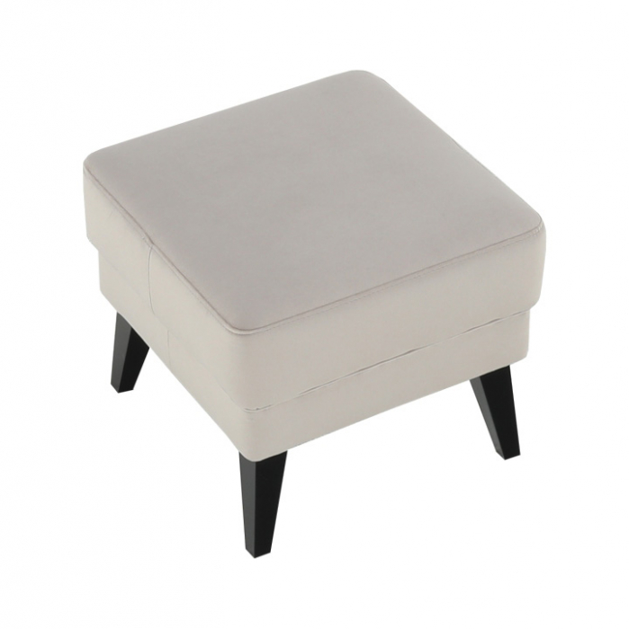 Taburet, crem/negru, RODEZA [4]