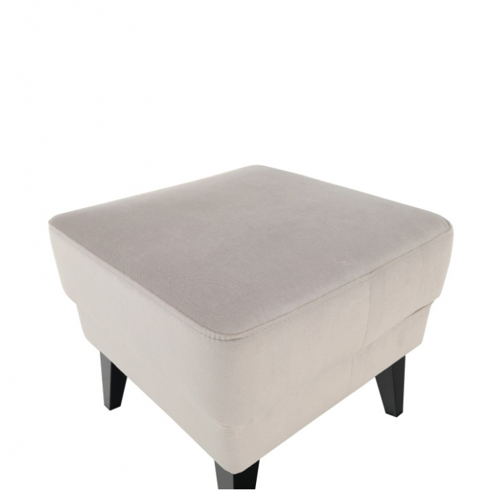 Taburet, crem/negru, RODEZA [6]