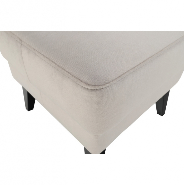 Taburet, crem/negru, RODEZA [8]