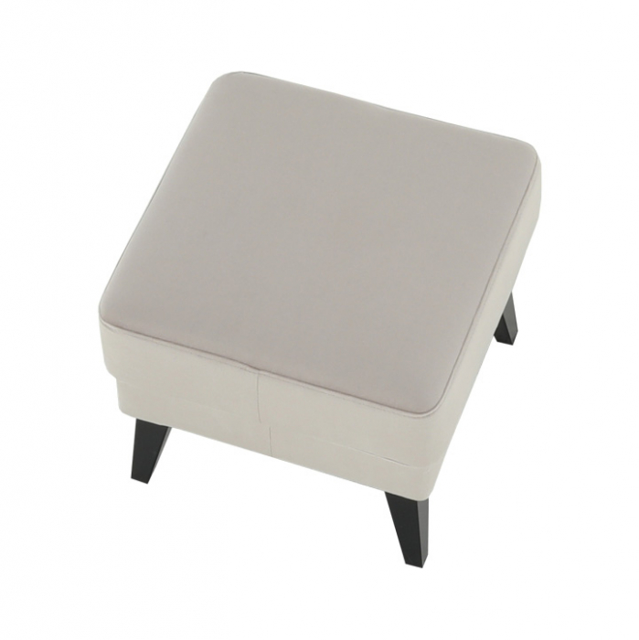 Taburet, crem/negru, RODEZA [3]