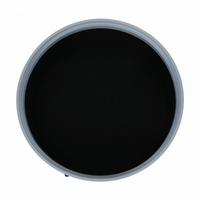 Taburet cu spaţiu de depozitare, gri/natural/negru, MOSAI [6]