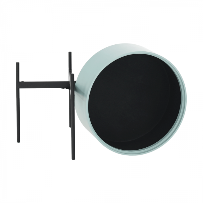 Taburet cu spaţiu de depozitare, neo mentă/natural/negru, MOSAI [14]